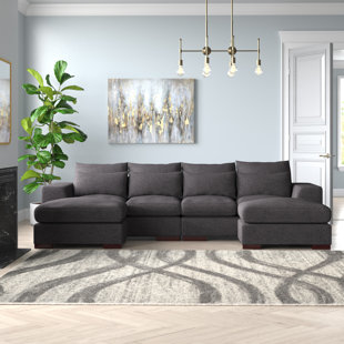 Wayfair light deals grey sectional